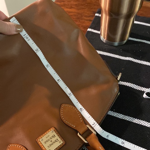 Dooney &Bourke brown leather satchel - Picture 8 of 12